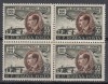 ROMANIA 1956 LP 411 - 50 DE ANI DE LA PRIMUL ZBOR AL LUI TRAIAN VUIA BLOC DE 4 TIMBRE STARE MNH, Nestampilat