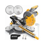 Fierastrau stationar, debitator lemn cu glisare, disc 255 mm 2400 W, Powermat