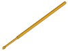 Ac de testare INGUN GKS-075, arc 4.3mm, curent 3A, varf 0.8mm, placare aurita, pin otel, nemagnetic