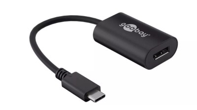 Cablu adaptor USB Type C la Displayport tata-mama 0.2m 4K GOOBAY foto