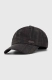 Barbour șapcă de baseball din bumbac Darwen Tartan Sports Cap culoarea verde, cu model, MHA0554