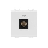 Cumpara ieftin Priza TV Gewiss Chorus, Capat Tata 9.5mm, 2 Module, Alb - Durata Lunga &amp; Rezistenta