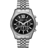 Cumpara ieftin Ceas Barbatesc Michael Kors Lexington MK8602, Quartz, Inox, 45mm, Argintiu, Rezistent la apa 10ATM