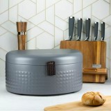 Cutie pentru paine, din otel, 36 x 24 x 18,5 cm, gri, Klausberg