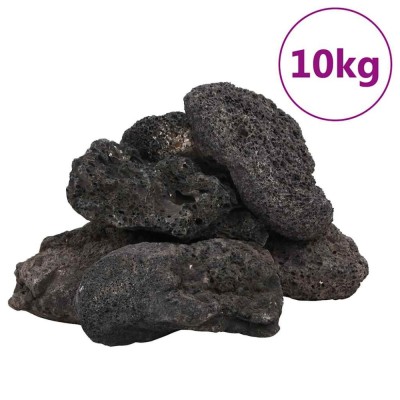 Roci vulcanice, 10 kg, negru, 10-30 cm foto