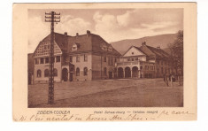 CODLEA-ZEIDEN-HOTEL SCHWARZBURG-CETATEA NEAGRA-CARTE POSTALA ANII 20 foto