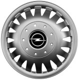 Capace Roti Opel R16 Bombate - Set 2 Bucati, Cod 410 - Protectie si Stil