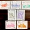 Cambodgia 1999 sculptura si temple Budha, serie 7v.mnh