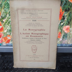 La Monographie et L'Action Monographique en Roumanie, Dimitrie Gusti, 1935, 187