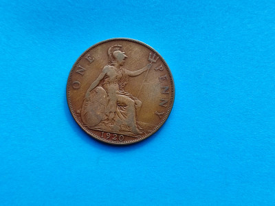 1 Penny 1920 Anglia-starea care se vede foto