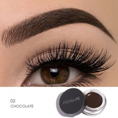 Gel sprancene Focallure Brows Cream Nuanta 02 Chocolate foto