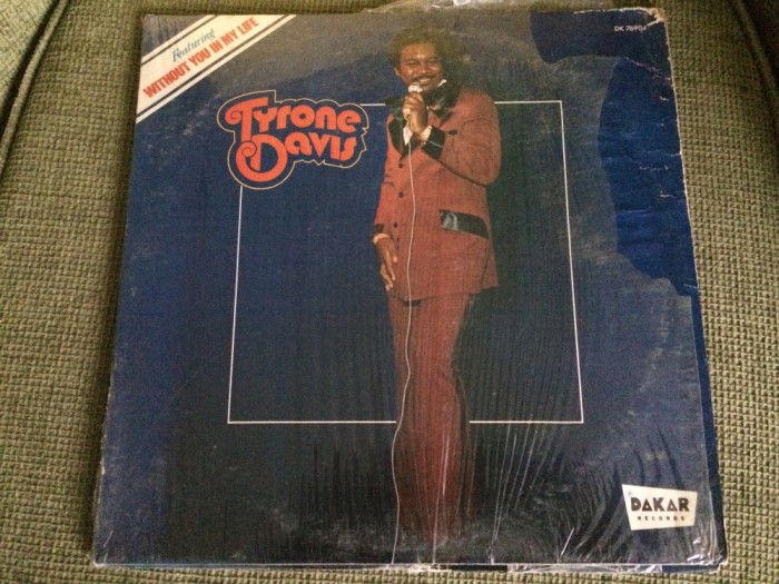 Tyrone Davis without You In My life 1972 USA disc vinyl lp muzica funk soul VG+