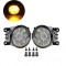 Set 2 proiectoare cu functie DRL Galben