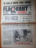 Ziarul flagrant independent 3-9 august 1992