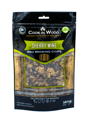 Aschii pentru afumare Mercaton, Lemn Stejar Infuzat, Aroma Sherry Wine, 350g foto