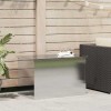 VidaXL Cutie de depozitare exterioară Argintiu 80 x 50.5 x 50 cm 874571