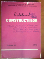 Buletinul constructiilor vol.12 foto