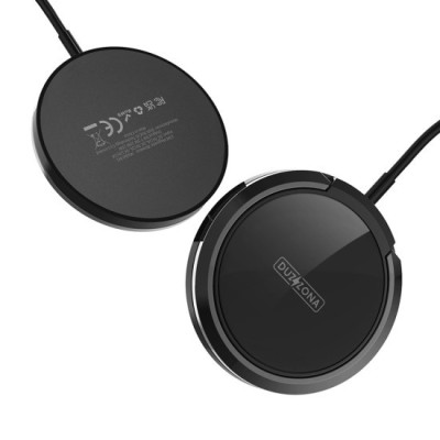 Incarcator Fara Fir 15W cu Suport pentru Telefon - Duzzona (W1) - Black foto