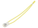 Termostat NC 110&deg;C 2,5A 250VAC cu cablu 0,1m &plusmn;5&deg;C