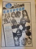 Pop rock &amp; sport iulie 1991-formatia krypton,interviu dragos docan,heavy metal