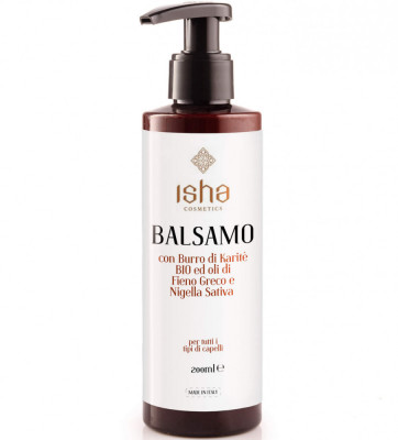 Balsam cu unt de shea, 200ml, Isha foto