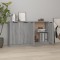 vidaXL Servante, 2 piese, sonoma gri, 60x30x70 cm, lemn prelucrat 3115778