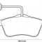 Set placute frana fata Volkswagen VW Transporter T4, 09.1990-06.2003, marca SRLine Polonia; S70-0228