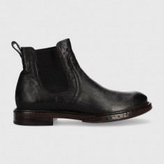 Charles Footwear ghete chelsea de piele James barbati, culoarea negru, James.Boots.Black