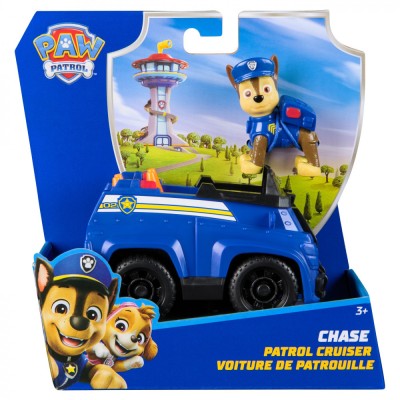 PATRULA CATELUSILOR SET VEHICUL DE BAZA PATROL CRUISER SI FIGURINA CHASE SuperHeroes ToysZone foto