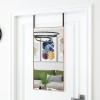 VidaXL Oglindă pentru ușă, auriu, 40x80 cm, sticlă și aluminiu