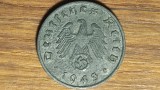 Germania nazista - moneda de coelctie istorica - 1 pfennig / Reichspfennig 1943 A - calitate impecabila !