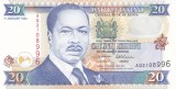 Bancnota Kenya 20 Shilingi 1996 - P35a2 UNC