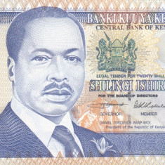 Bancnota Kenya 20 Shilingi 1996 - P35a2 UNC