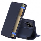 Husa Poliuretan DUX DUCIS Skin X pentru Samsung Galaxy A12 A125, Bleumarin
