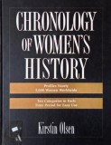 Chronology of Women's History - Kirstin Olsen - Carte [Stare Buna/Foarte Buna] - Istorie Femei