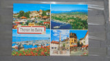 FRANTA - THONON LES BAINS - 5 FOTOGRAFII - CIRCULATA -