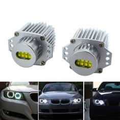 Set 2 Becuri Led Marker CREE Angel Eyes BMW E90 E91 Seria 3 Non-Facelift, 2004-2008, 2 x80W, Canbus dedicat