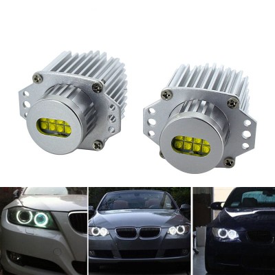 Set 2 Becuri Led Marker CREE Angel Eyes BMW E90 E91 Seria 3 Non-Facelift, 2004-2008, 2 x80W, Canbus dedicat foto