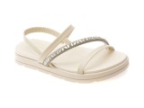 Sandale MOLECA albe, 5490104, din piele ecologica