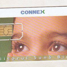 bnk card Cartela telefonica de colectie - SIM Connex - stare perfecta