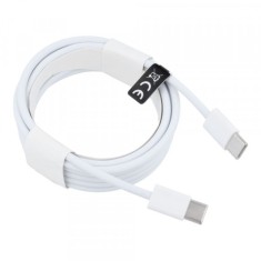 Cablu Date si Incarcare USB-C - USB-C OEM HD26, 30W, 2m, Alb foto