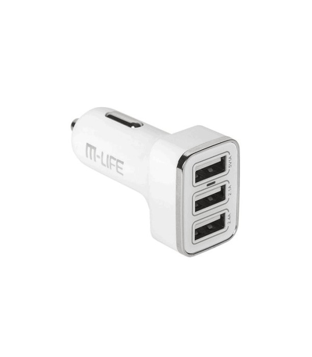 Alimentator auto 3 USB 3100mA