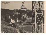 CPIB 16837 CARTE POSTALA - POIANA BRASOV. TELEFERICUL, RPR, Circulata, Fotografie