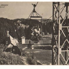 CPIB 16837 CARTE POSTALA - POIANA BRASOV. TELEFERICUL, RPR