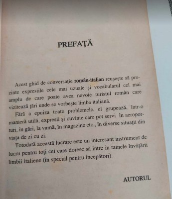 Ghid de conversație rom&amp;acirc;n-italian , Gheorghe Bejan foto