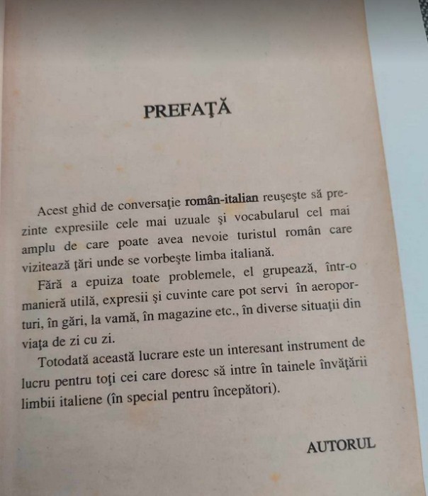 Ghid de conversație rom&acirc;n-italian , Gheorghe Bejan