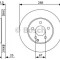 Disc frana MERCEDES C-CLASS T-Model (S204) (2007 - 2014) BOSCH 0 986 479 406