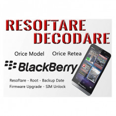 Decodare Reparatii Software Smartphone Blackberry