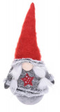 Decoratiune luminoasa Girl Gnome w star, 17x13x43 cm, poliester, multicolor