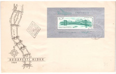 Ungaria 1964 - Poduri, colita FDC foto